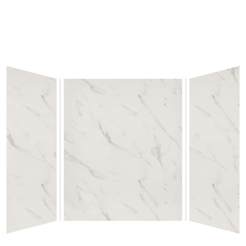 Transolid EWK606072 Expressions 60" W x 60" D x 72" H Three Panel