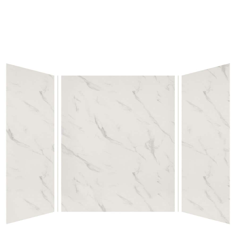 Transolid EWK606072 Expressions 60" W x 60" D x 72" H Three Panel