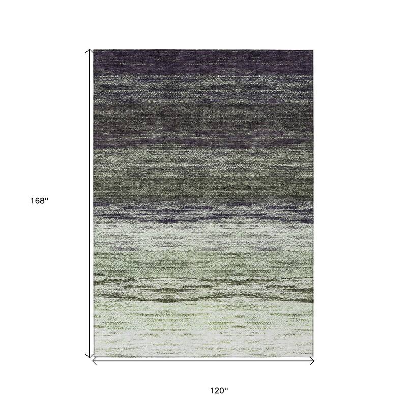 HomeRoots Ombre Transitional Rectangle Outdoor Rug