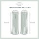 preview thumbnail 52 of 99, ATI Home Indoor/Outdoor Solid Cabana Tab Top Curtain Panel Pair