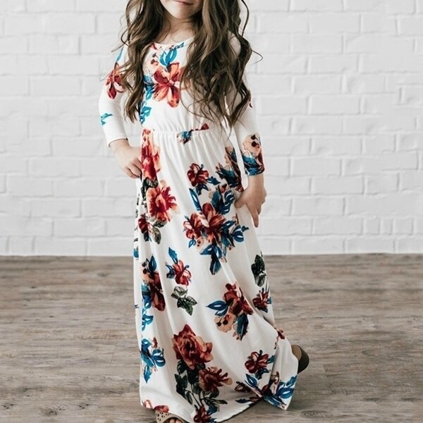 maxi dress girl size 6