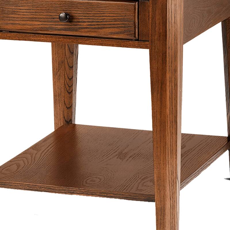 Chromcraft Peter Revington End Table in Walnut Finish