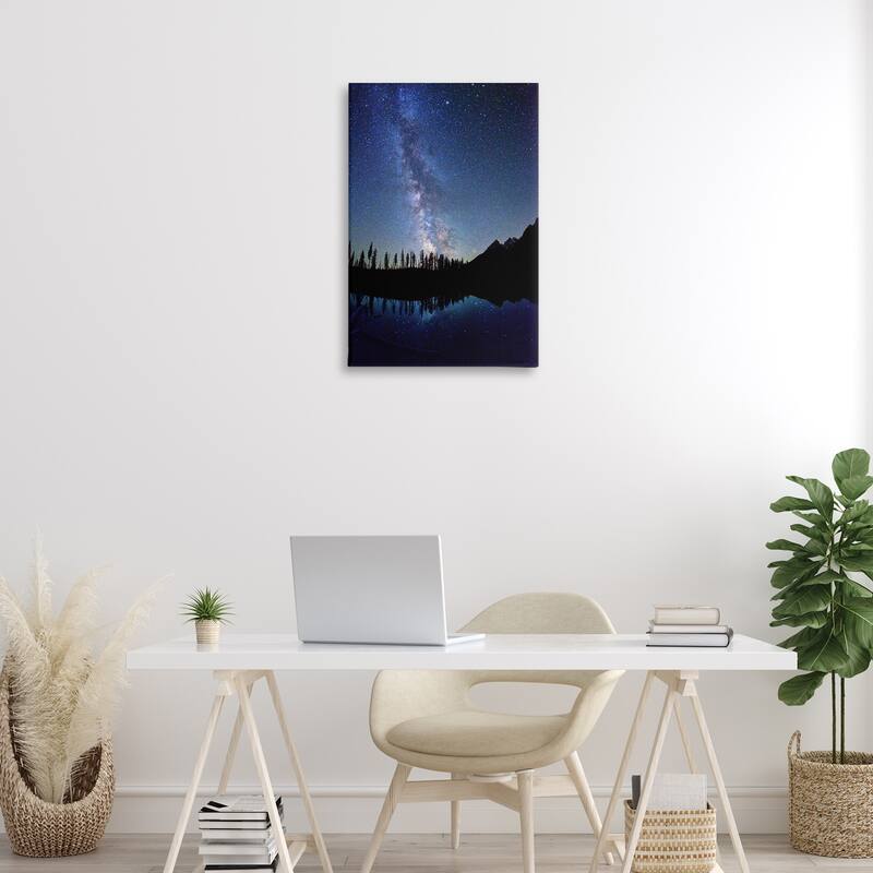 Stupell Nebula Reflection in Lake Canvas Wall Art Design By Royce Bair