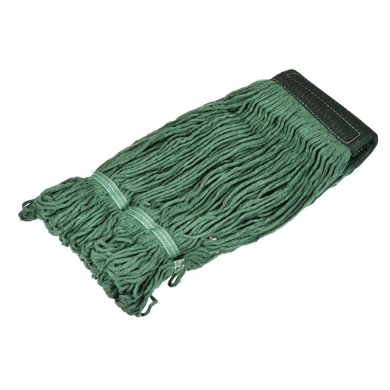 Mop Heads Replacement 40x27cm Cotton Yarn Floor Cleaning Pads, Green