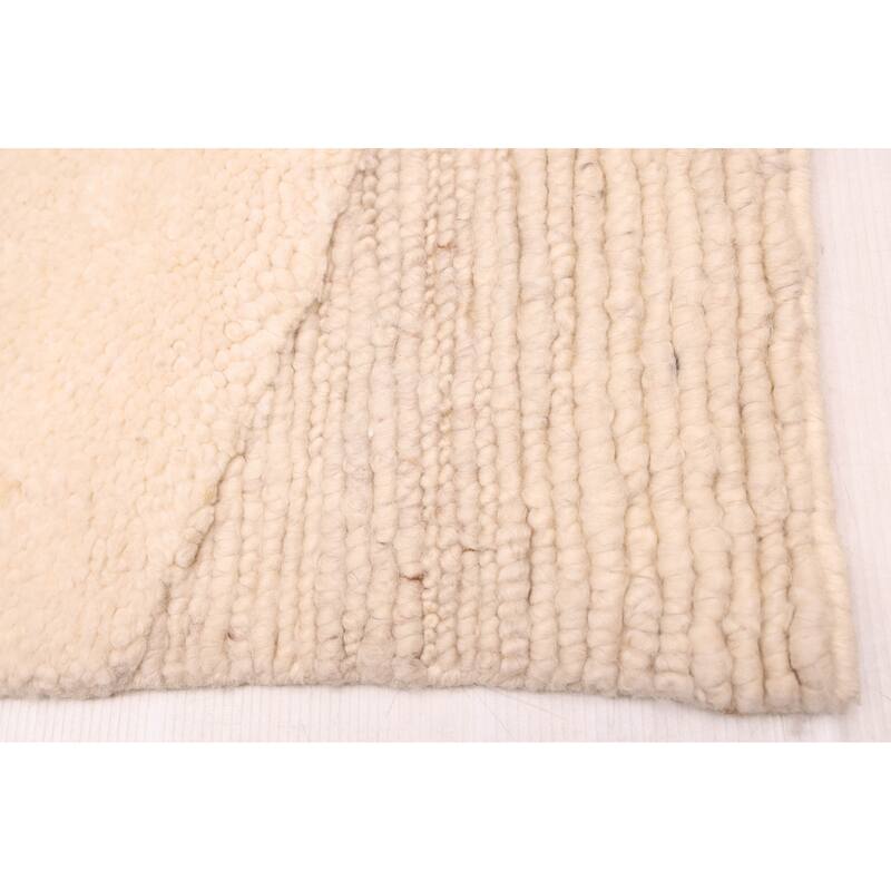 ECARPETGALLERY Hand-knotted Looma Beige Wool Rug - 8'2 x 10'0