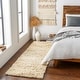 preview thumbnail 15 of 16, Livabliss Haukipudas Handmade Plush Shag Wool Area Rug 2' x 3' - Ivory - Rectangle