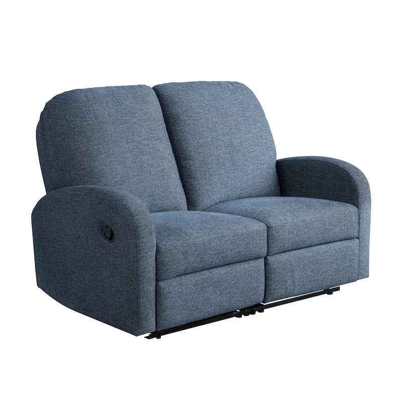 Relax-A-Lounger Parker Reclining Loveseat in Woven Fabric
