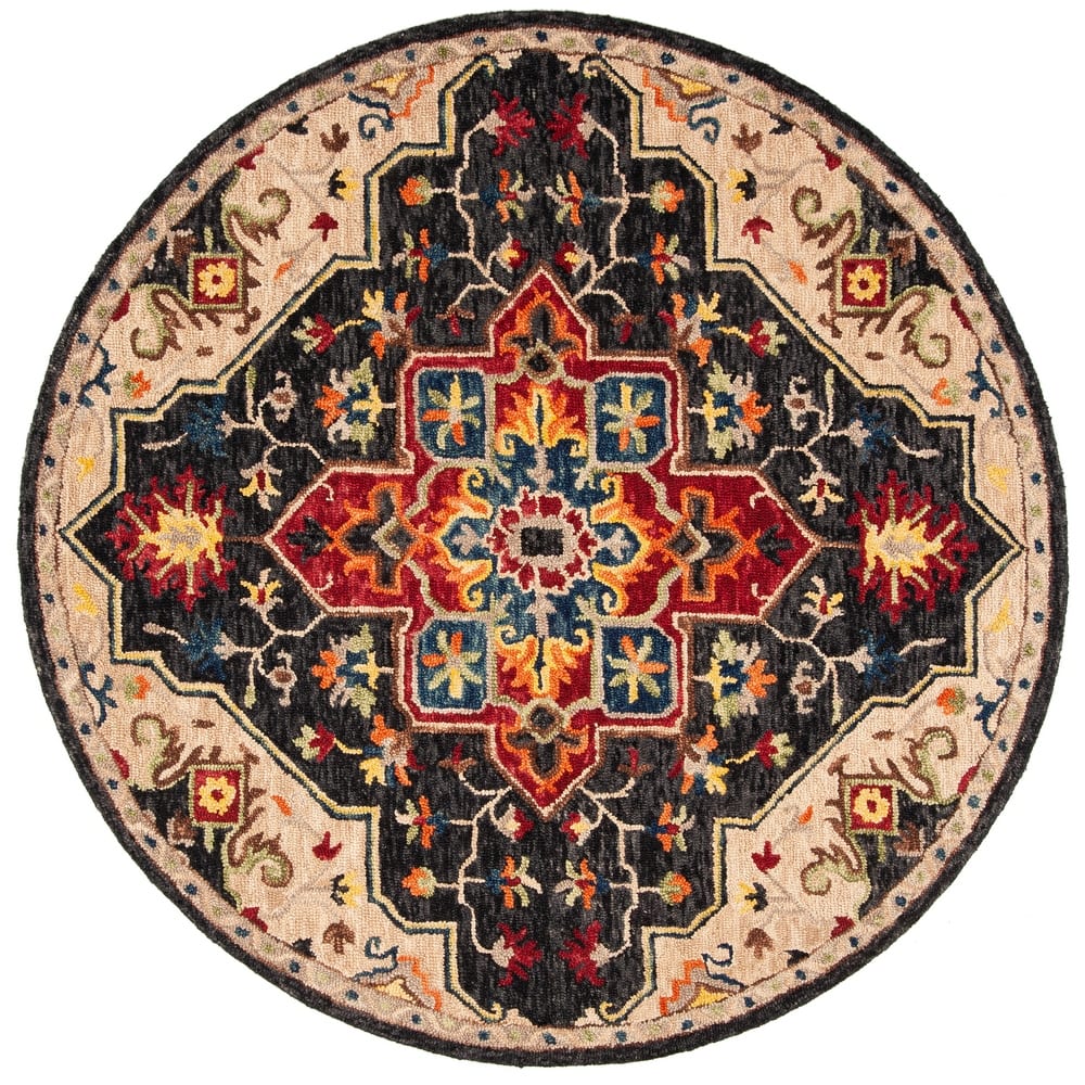 SAFAVIEH Handmade Aspen Rosmarie Boho Tribal Wool Rug