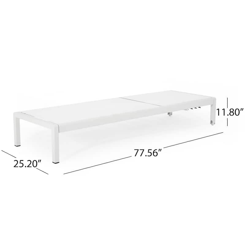 Outdoor Chaise Lounge Chair Set of 2