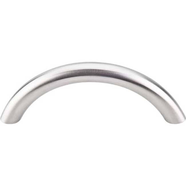 Top Knobs Solid 3 Inch Center to Center Arch Cabinet Pull from the - Stainless Steel