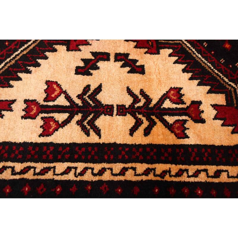 ECARPETGALLERY Hand-knotted Teimani Ivory Wool Rug - 3'7 x 5'11