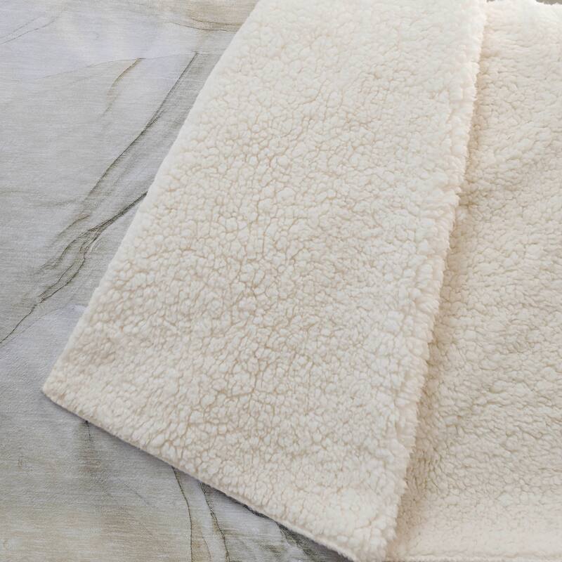 Premium Machine Washable Abstract Contemporary Sherpa Throw Blanket