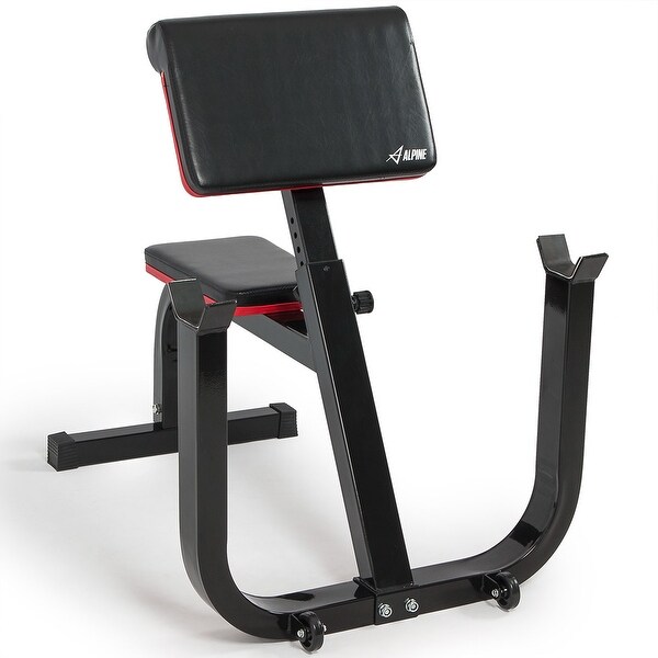 Shop Akonza Seated Preacher Curl Adjustable Height Weight