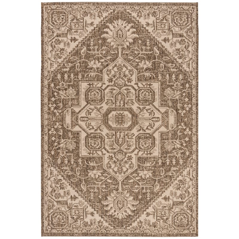 SAFAVIEH Linden Ludmyla Indoor/ Outdoor Waterproof Patio Backyard Rug