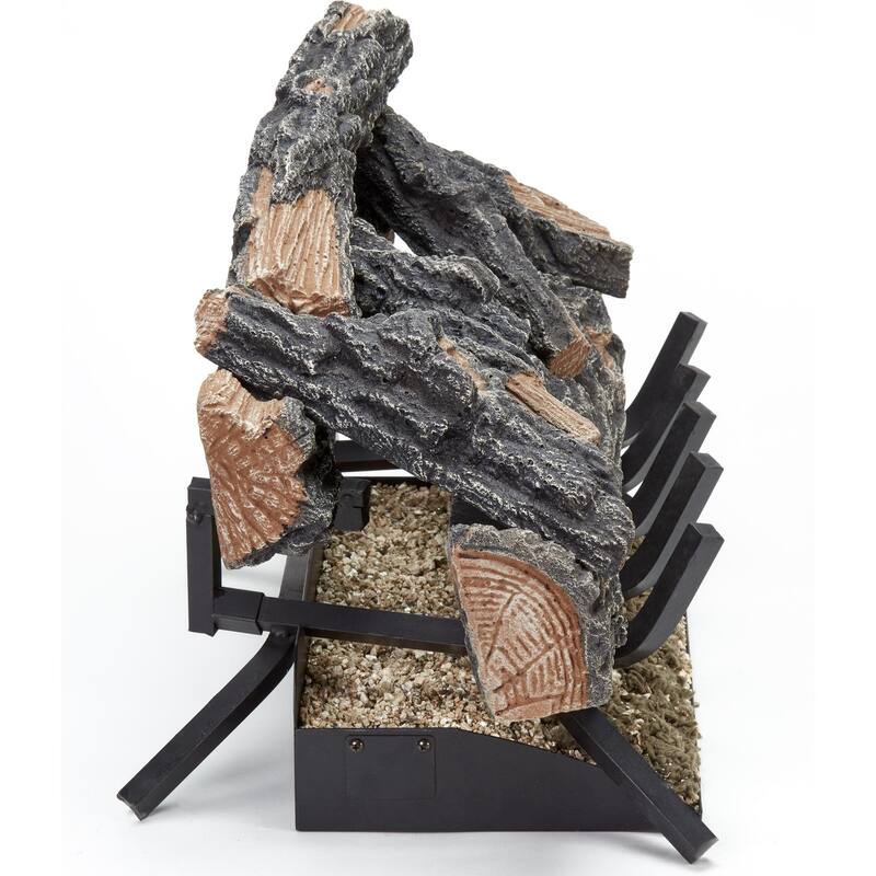 Duluth Forge MO24HVL 55,000 BTU Natural Gas Log Set Fireplace with