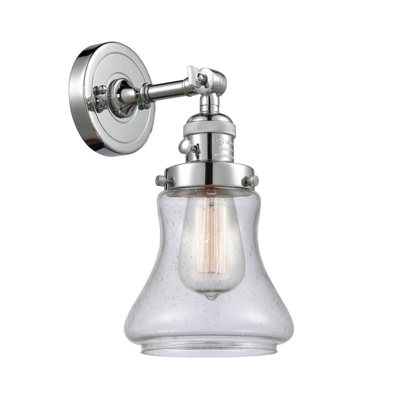Innovations Lighting Bellmont Single Light 11" Tall Bathroom Sconce - - Polished Chrome / Seedy