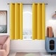 preview thumbnail 83 of 135, Deconovo Grommet Room Darkening Curtains, Set of 4 Panels 42x63 Inch - Mellow Yellow