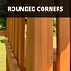 preview thumbnail 11 of 11, Gorilla Playsets Chateau Tower Wood Playset with Rock Wall