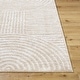 preview thumbnail 6 of 33, Livabliss Scandinavian Fossay Shag Stripe Washable Area Rug