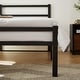 preview thumbnail 7 of 13, Durable Twin Bed Frame with Heavy Duty Metal Construction Noise Free And Functional