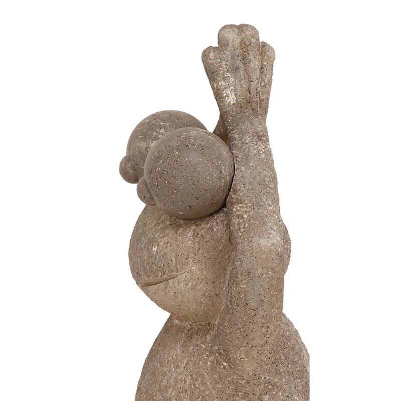 Benzara 17-inch x 23-inch Polystone Frog