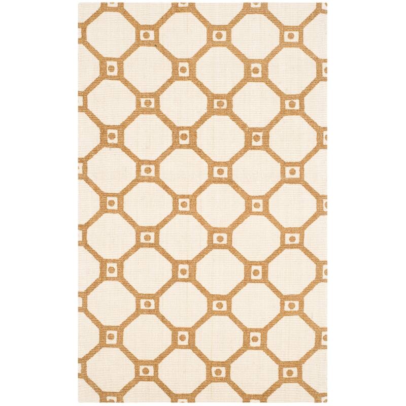SAFAVIEH Handmade Cedar Brook Imo Modern Jute Rug - 2'3" x 3'9" - Ivory/Gold - Rectangle
