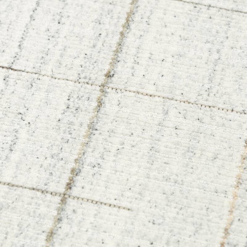 Alora Decor Chic Hand Loomed Abstract Lined Rug