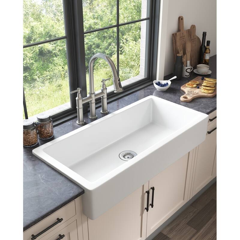 Farmhouse Sink Deep Apron Sink Undermount Kitchen Sink Single Farm Sink