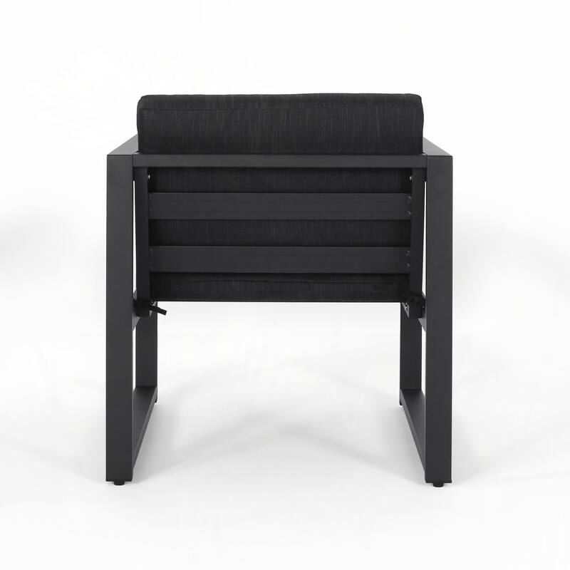 outdoor PATIO ALUMINUM CLUB CHAIR, SET OF 2