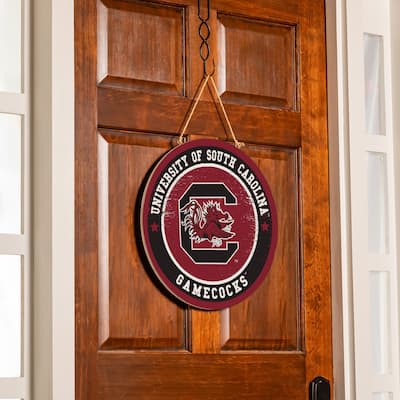 University of South Carolina Wooden Door Decor Wall Sign - Multi-Color