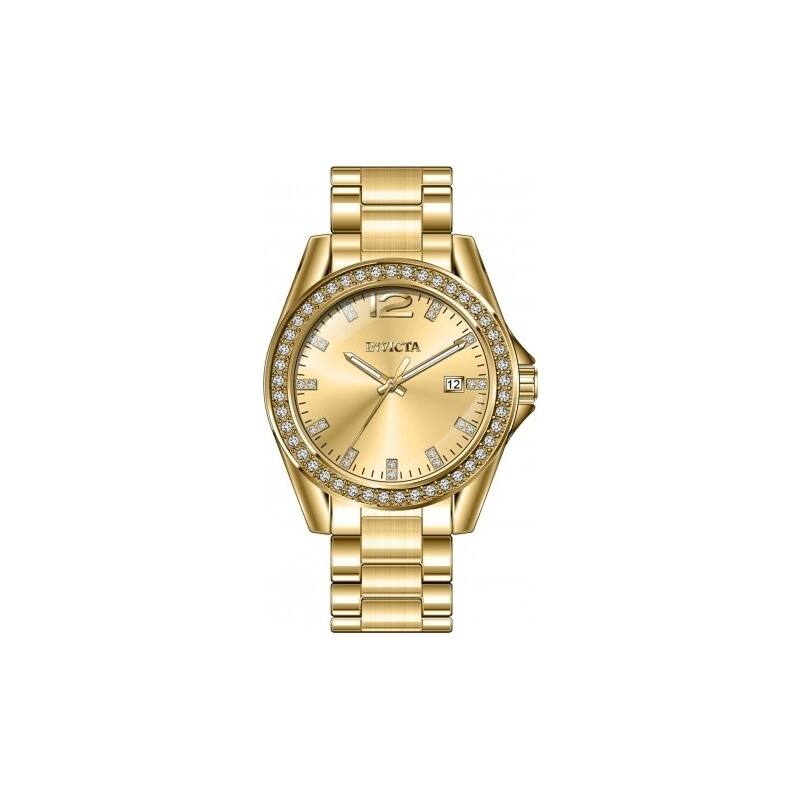 Invicta Women's 49847 Angel Quartz PC32 Gold Dial Watch