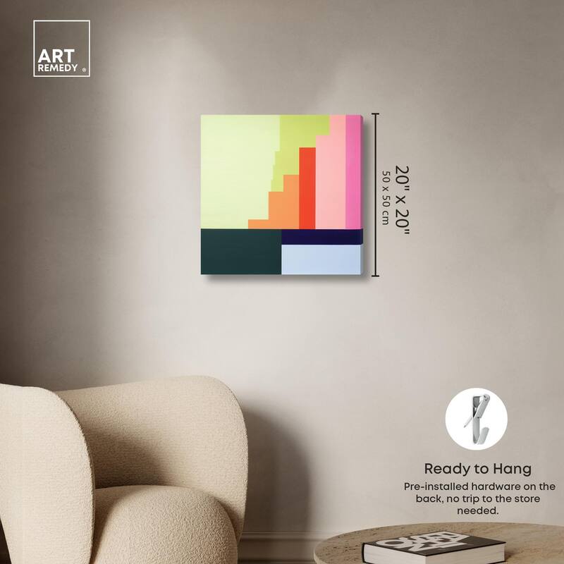 Rectilinear Rhapsody I Canvas by Art Remedy, Gallery Wrapped