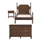 preview thumbnail 10 of 21, Walker Edison Twin Bed with Dresser and 1-Drawer Nightstand Bedroom Set