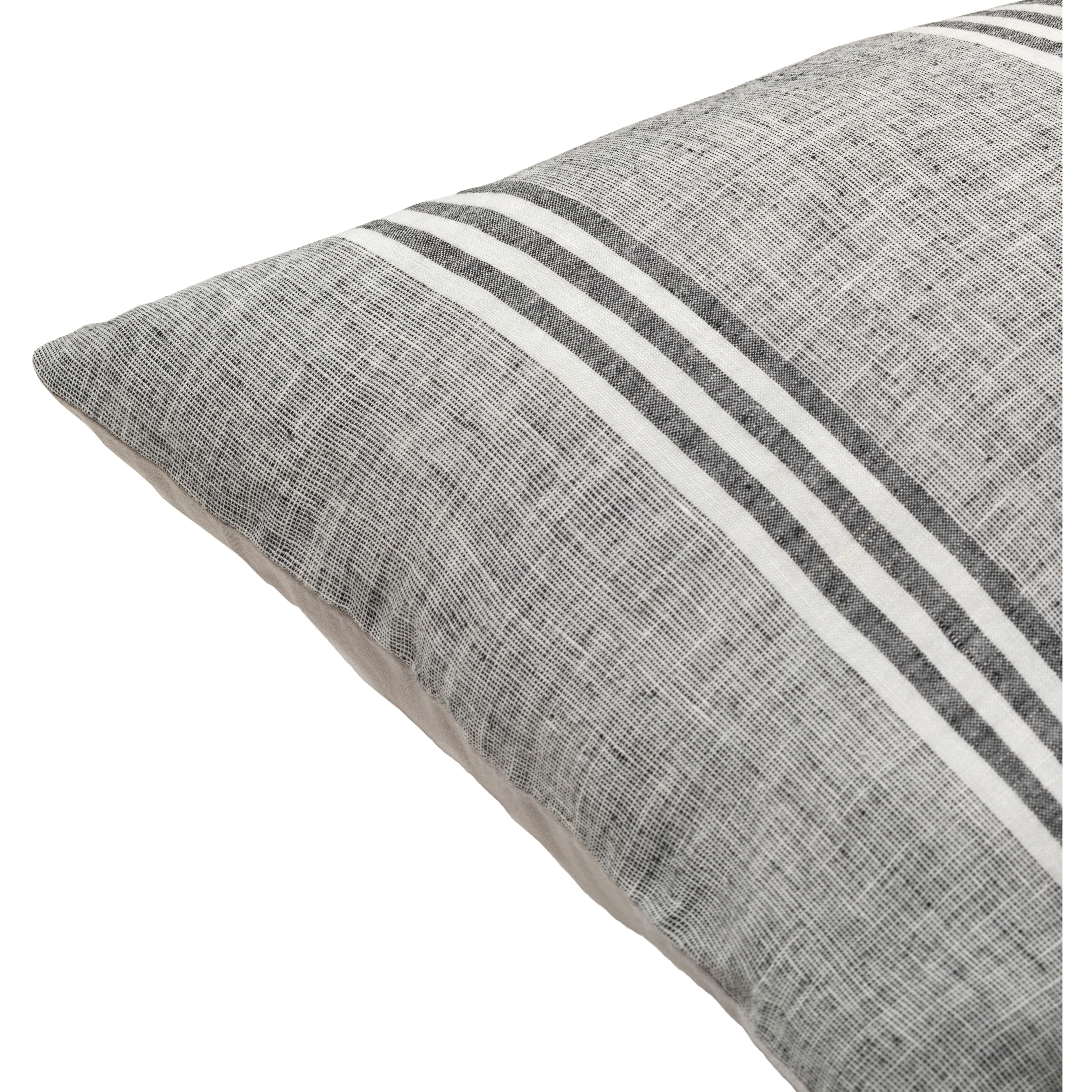 Eesha Thin Striped Neutral Lumbar Pillow On Sale Bed Bath
