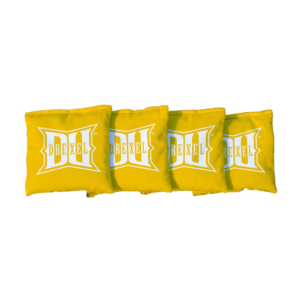 Drexel Dragons Yellow Cornhole Bags