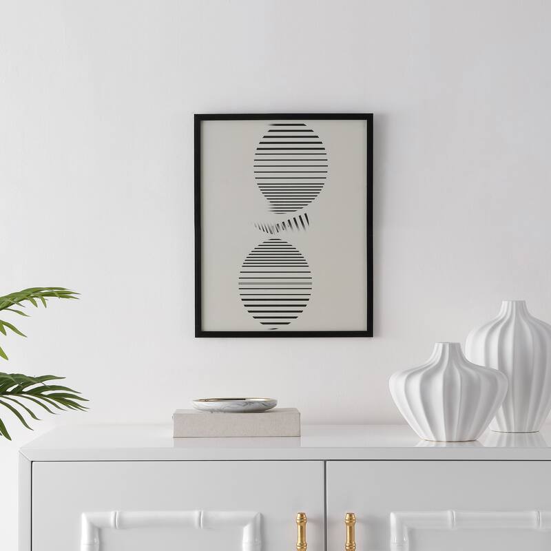 SAFAVIEH Justyna Balancing Act 18 x 24-inch Framed Wall Art