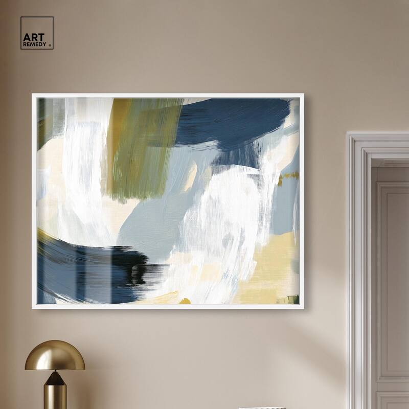 Moss Layers II Shadowbox by Art Remedy