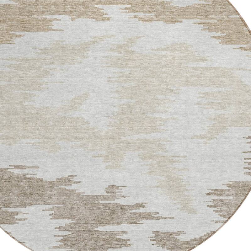 HomeRoots Abstract Transitional Rectangle Outdoor Rug