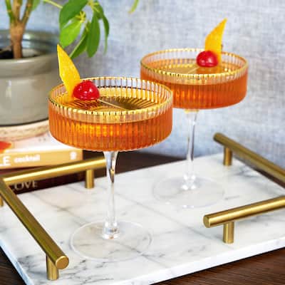 Meridian Coupe Glasses set of 2 by Viski