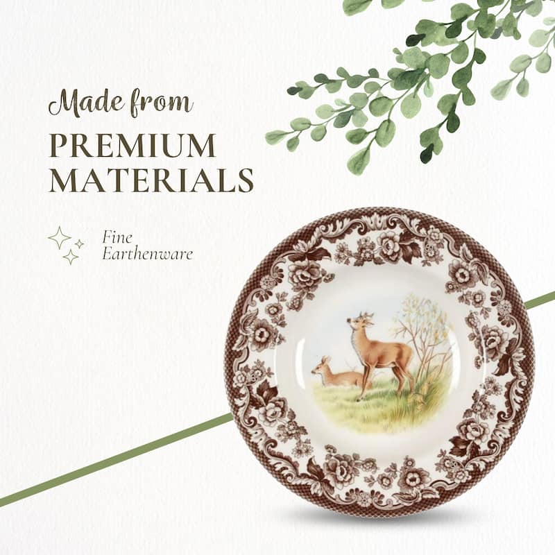 Spode Woodland Soup Plate