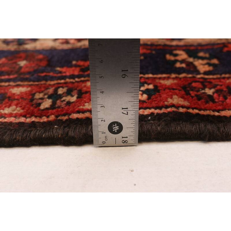 ECARPETGALLERY Hand-knotted Andelz Red Wool Rug - 4'4 x 8'0