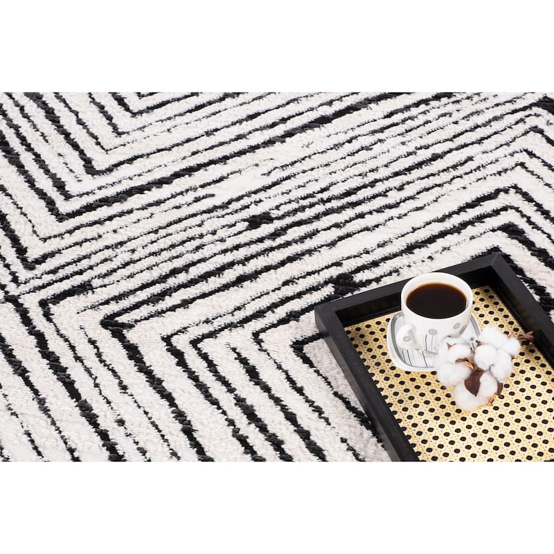 Cairo Collection Transitional Abstract Area Rug