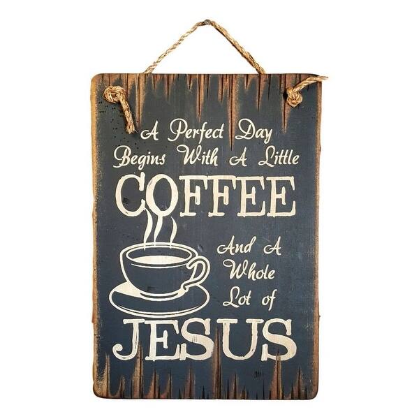 Shop Cowboy Signs Wood Wall Hanging Religious Perfect Day Jesus