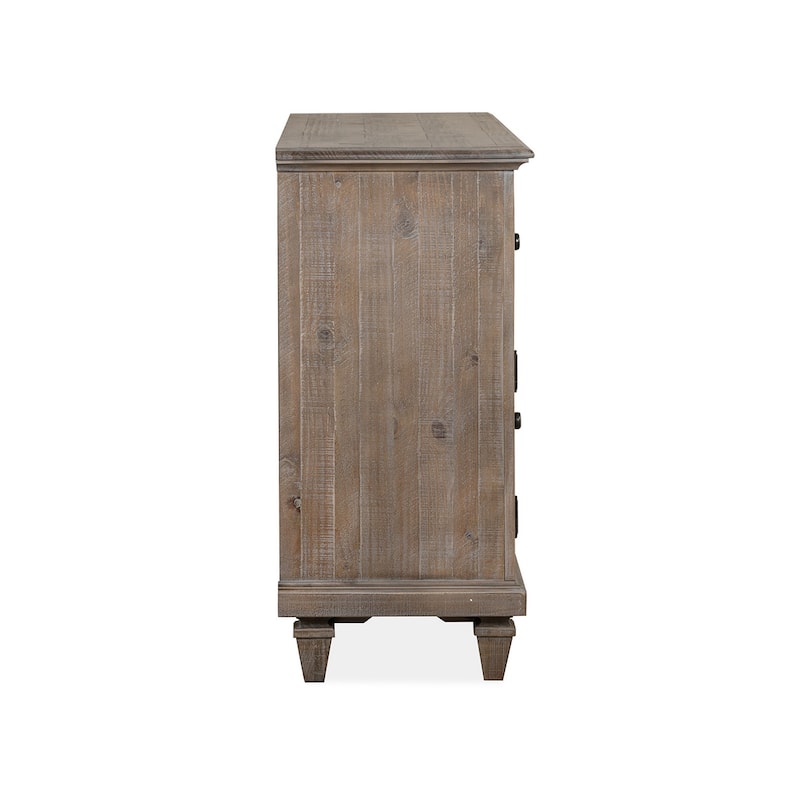 Magnussen Home Lancaster Dovetail Grey Buffet - 64''W x 18''D x 38''H