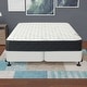 preview thumbnail 3 of 10, Onetan 4-Inch Wooden Box Spring, Low Profile Split Bed Foundation Ideal for Mattress, No Assembly Needed, White & black.