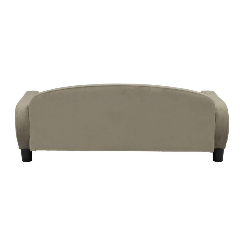 Paws & Purrs Modern Pet Sofa Bed Low-Back Lounger for Dogs & Cats – Removable Washable Mattress Cover