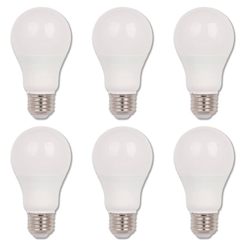 Westinghouse Lighting 9.5-Watt (60-Watt Equivalent) Daylight Omni A19 LED Light Bulb, Medium Base - Soft White - 6-Pack