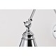 preview thumbnail 7 of 9, Esmerelda Wall Lamp Sconce Chrome Swing Arm 1-light