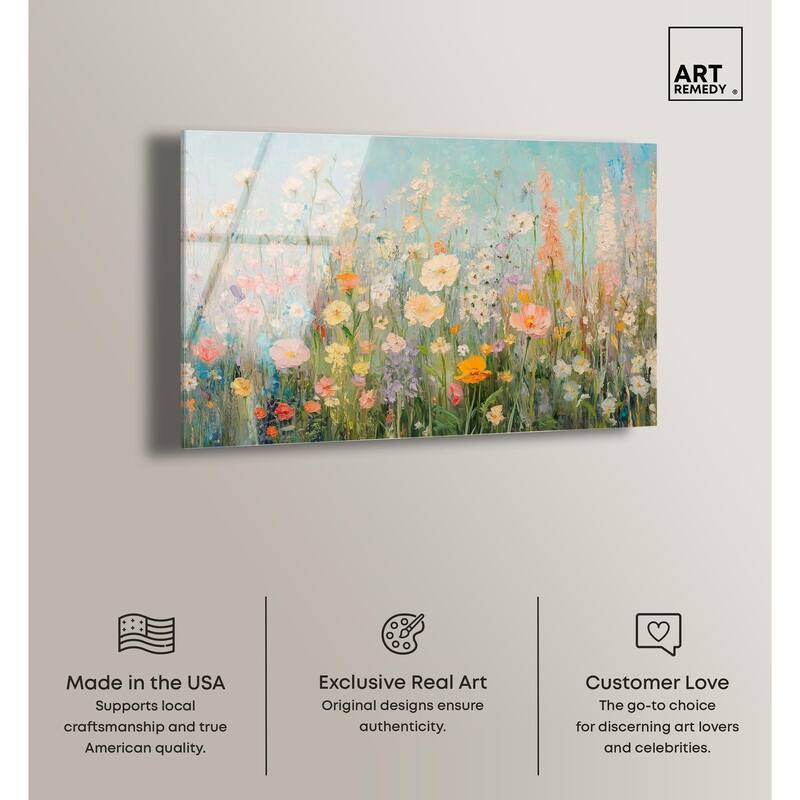 Soft Focus Flora II Acrylic by Art Remedy, Ready to Hang