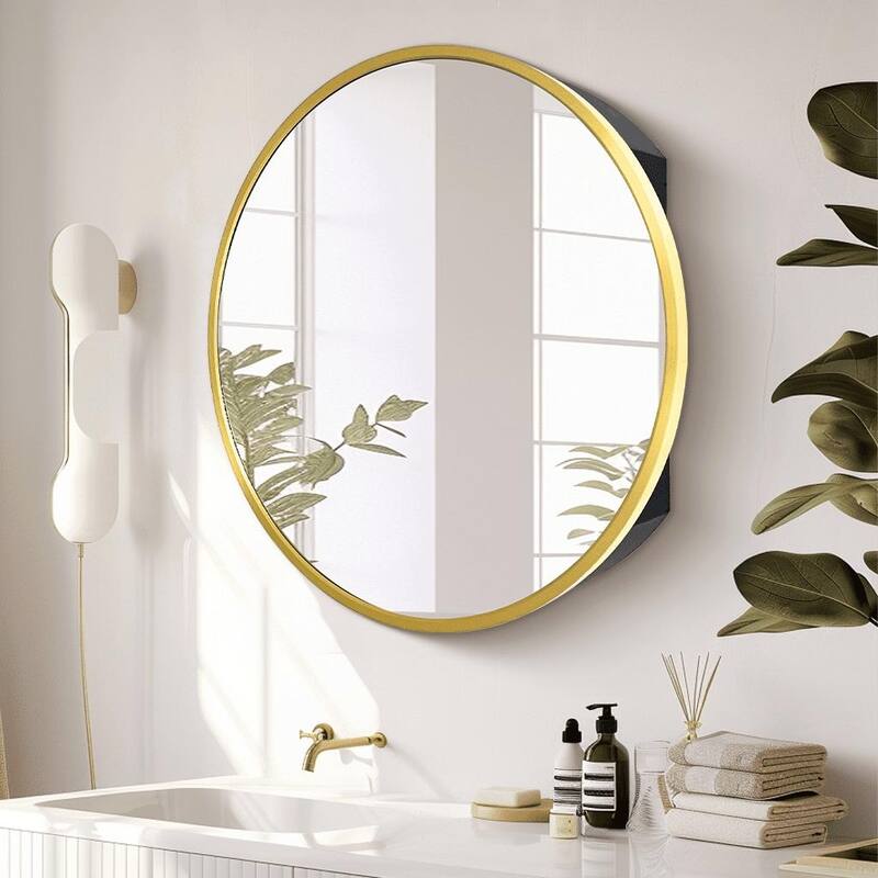 Metal Framed Wall-Mount Bathroom Medicine Cabinet with Mirror, Large Storage Space, Black Iron Powder Material